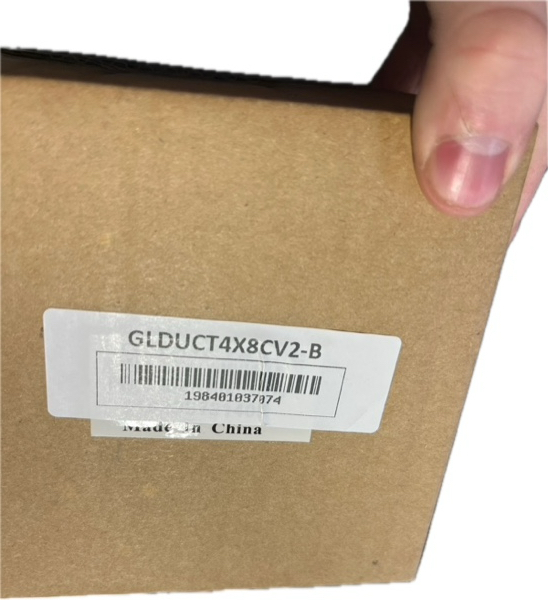 Condition photo showing New/Like New for YSSOA Dryer Vent Hose — 4" Insulated Flexible Duct 8FT with 2 Clamps, Heavy Duty Four Layer Protection for Heating Cooling Ventilation and Exhaust (Silver)