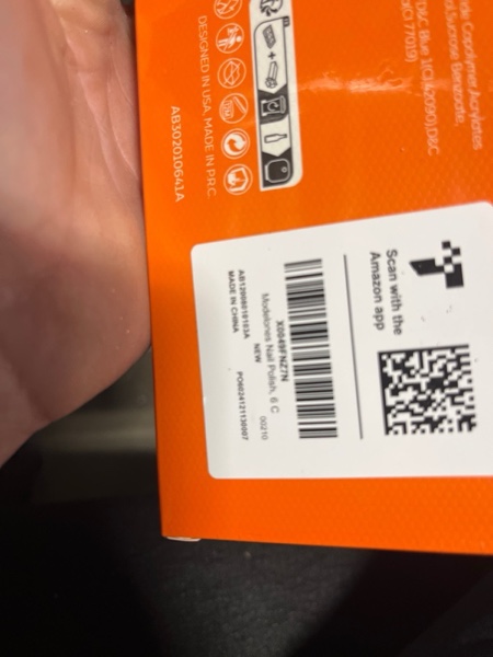 Condition photo showing New/Like New for modelones Nail Polish Set, 6 Colors 2025 Baby Blue Purple Nail Polish Set Shimmer Glitter Sliver Fast Drying Mini Nail Lacquer Kit Finger Manicure DIY Nail Art Home Salon Gift for Women Girl