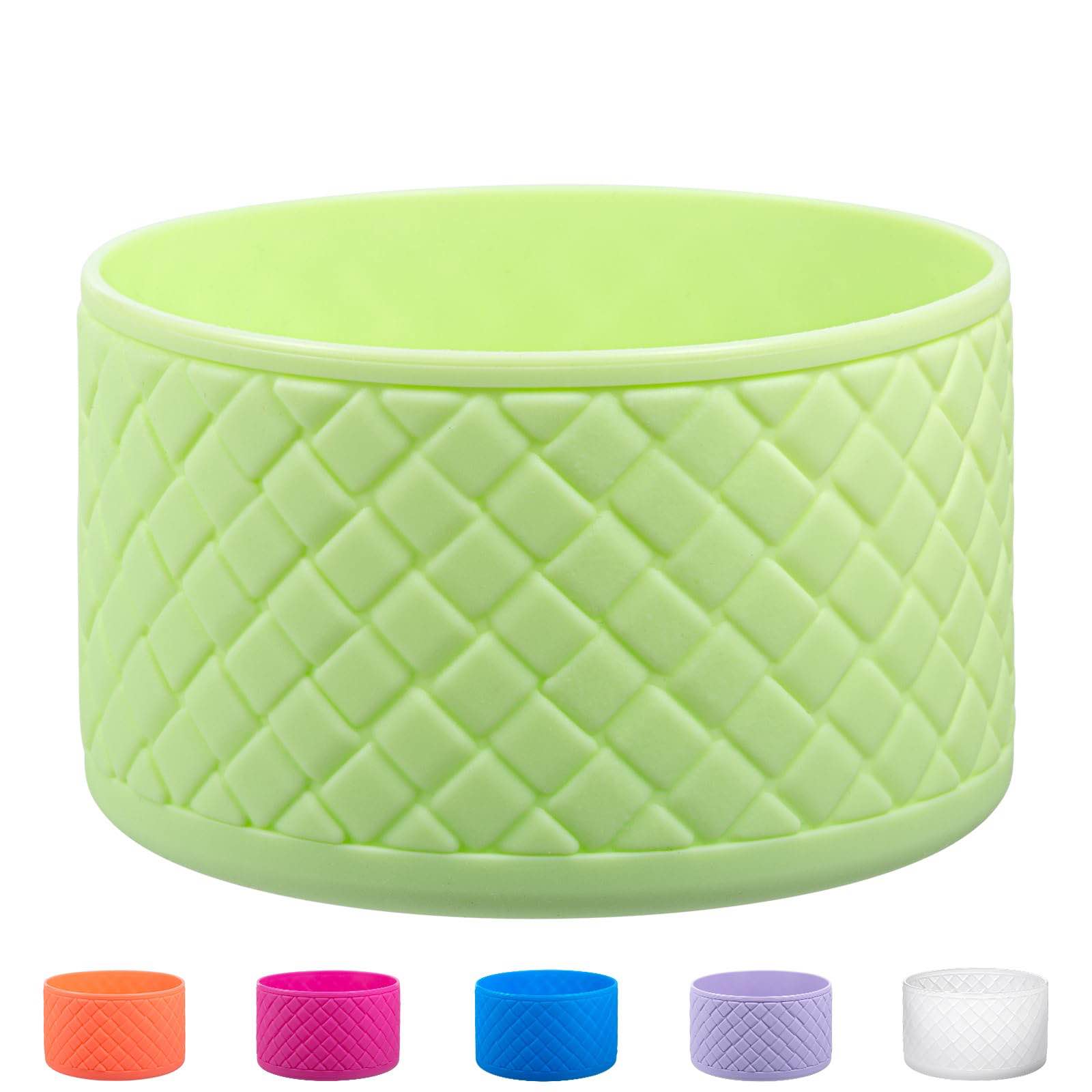 Silicone Boot for Stanley Quencher 40 oz, Bottom Boot for IceFlow Flip 20 oz 30 oz, Boots Sleeve Cover for Hydroflask 12-24 oz and 32 oz 40 z Sports Bottle Accessories Black Fits Hydro 32oz-40oz Bottles