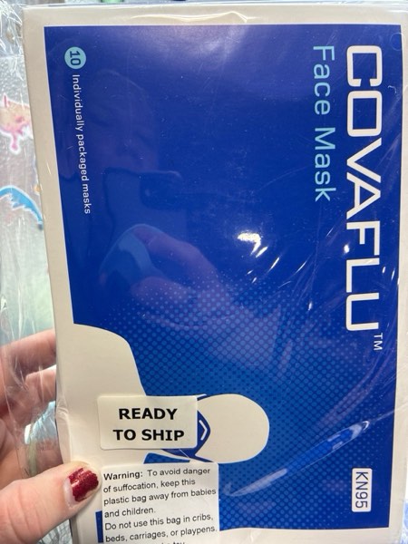 Condition photo showing New/Like New for KN95 Face Mask, Pack of 10 Masks, Cup Shaped KN95, 5 Layers Protection, Comfortable Fit, for Men and Women (White)