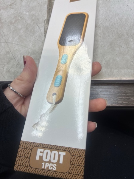 Condition photo showing New/Like New for Glass Foot File for Callus Removal, Foot Scrubber for Dead Skin, for Smooth, Silky Feet, with Anti-Slip Handle