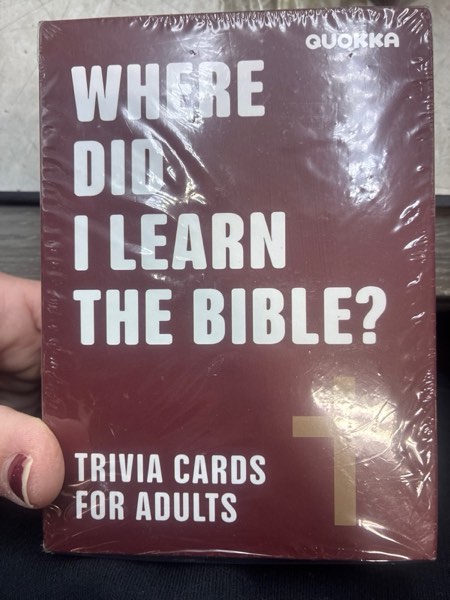 Condition photo showing New/Like New for QUOKKA Bible Trivia Game for Adults – 500 Bible Questions for Christians – Fun Christian Trivia Card