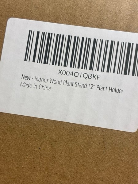 Condition photo showing New/Like New for Plant Stand Indoor with Wheels - Plant Caddy 12 Inch Small Wood Outdoor Plant Stands for Patio Rolling Plant Dolly with Lockable Wheels for Heavy Duty,2 Pack