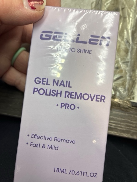 Condition photo showing New/Like New for Gellen Gel Nail Polish Remover, Gel Remover for Nails Quickly in 2-5 Minutes, Easy Use No Need to Soak or Wrap, Professional Nail Gel Remover Kit, Gellen Gel Polish Remover Pro Light purple