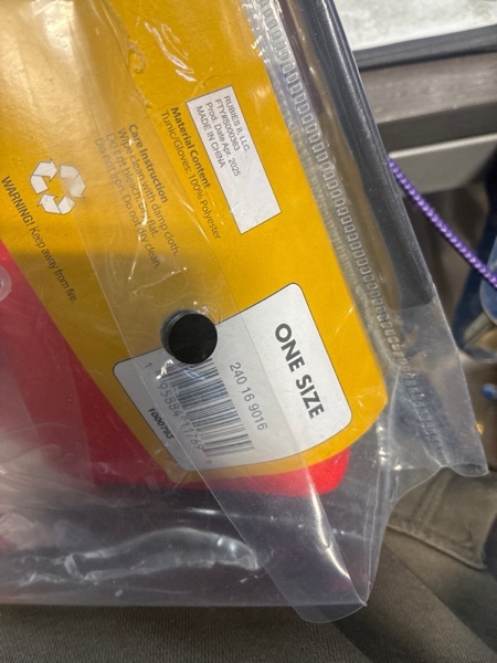 Condition photo showing New/Like New for Rubies Kids' Mars M&Ms Round Candy Costume Apparel Set Red One Size