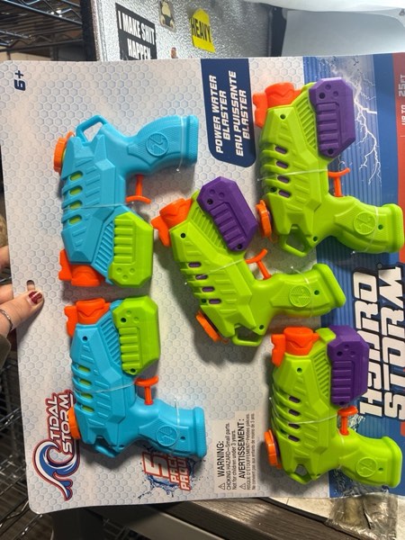 Condition photo showing New/Like New for Tidal Storm Hydro Storm - 5pk: Plastic Water Blasters for Kids Age 6+