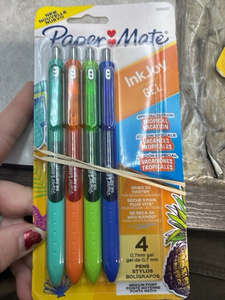 Condition photo showing New/Like New for Paper Mate InkJoy Gel Pens Tropical Vacation Colors Medium (0.7mm) Point Retractable 4 Count