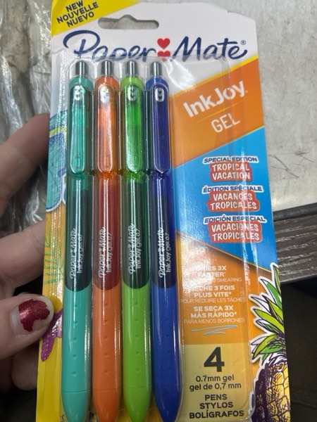 Condition photo showing New/Like New for Paper Mate InkJoy Gel Pens Tropical Vacation Colors Medium (0.7mm) Point Retractable 4 Count