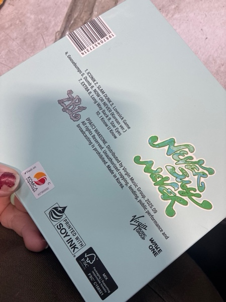 Condition photo showing New/Like New for Zerobaseone - Never Say Never [DIGIPACK ver.] - CD