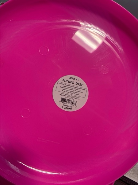 Condition photo showing New/Like New for Flying Disc Flying Disc - 1pc Neon Pink - Sun Squad™: Polypropylene Material