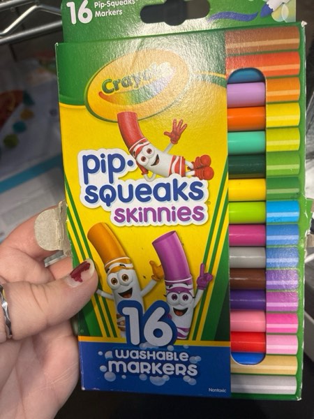 Condition photo showing New/Like New for Crayola Pip-Squeaks Skinnies Set  16-Colors
