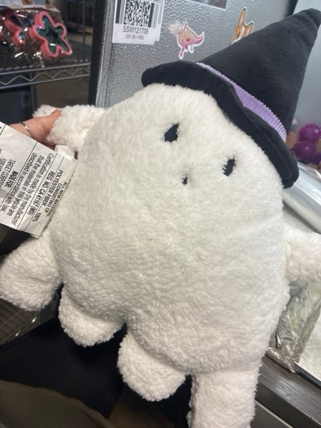 Condition photo showing New/Like New for Ghost Pillow with Hat - Hyde and EEK! Boutique™