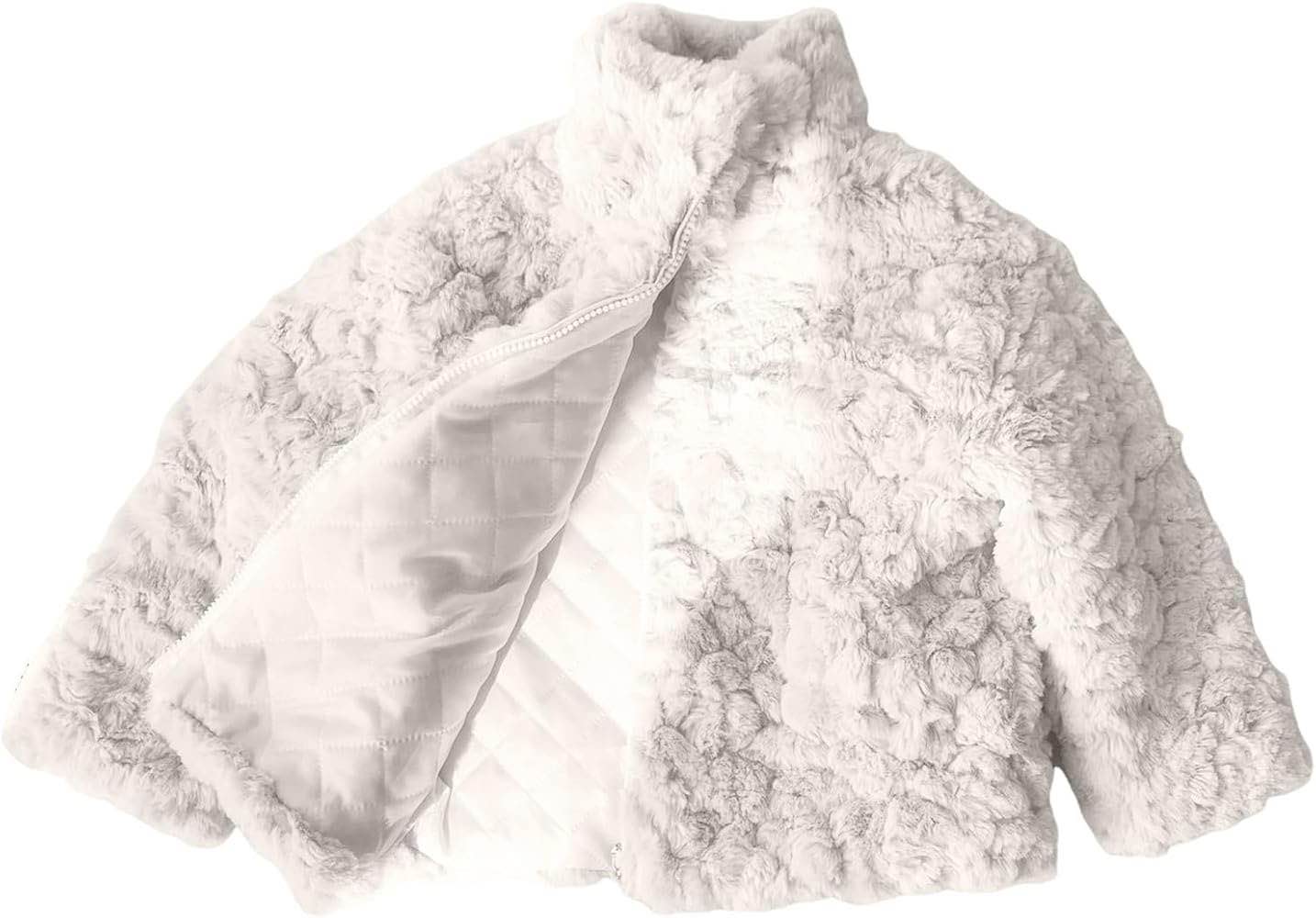 Toddler Girls Fashion Jacket Fall Winter Toddler Infant Kids Cardigans Fuzzy Lightweight Fleece Jackets Warm Coats Puff Jackets for Girls