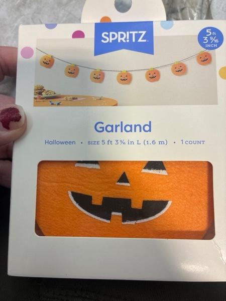 Condition photo showing New/Like New for Halloween Felt Pumpkin Garland - Spritz™
