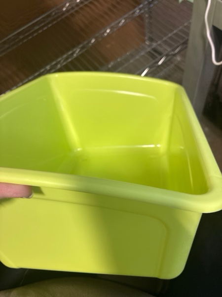 Condition photo showing New/Like New for Large Storage Bin Citron, Teacher Supplies - up&up™