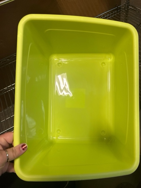 Condition photo showing New/Like New for Large Storage Bin Citron, Teacher Supplies - up&up™