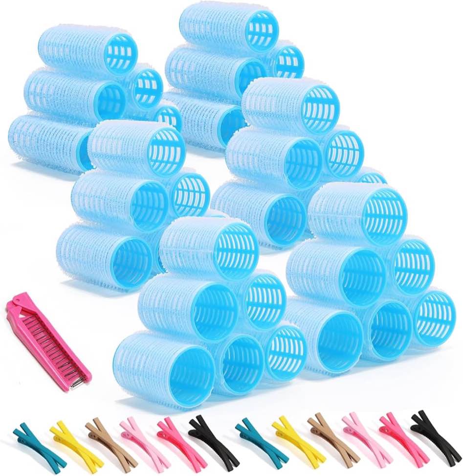 Goody Self-Holding blue and brown