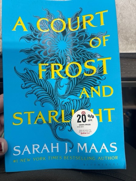 Condition photo showing New/Like New for A Court of Frost and Starlight - (Court of Thorns and Roses) by Sarah J Maas (Paperback)