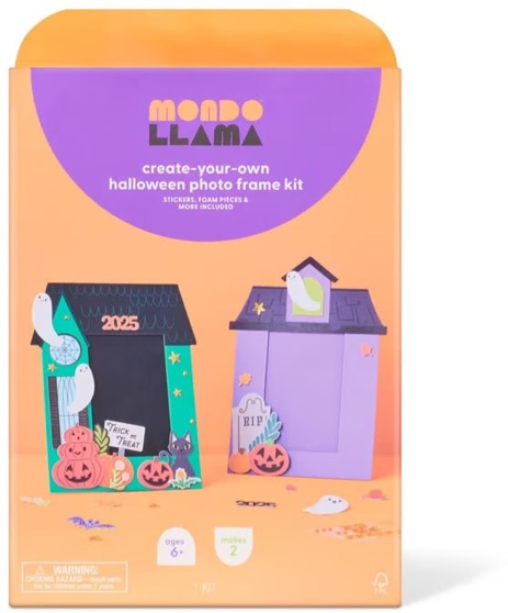 Halloween Craft Foam Frame Kit - Mondo Llama