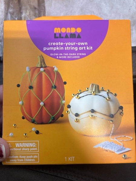 Condition photo showing New/Like New for Halloween Craft String Art Pumpkin Decorating Kit - Mondo Llama™