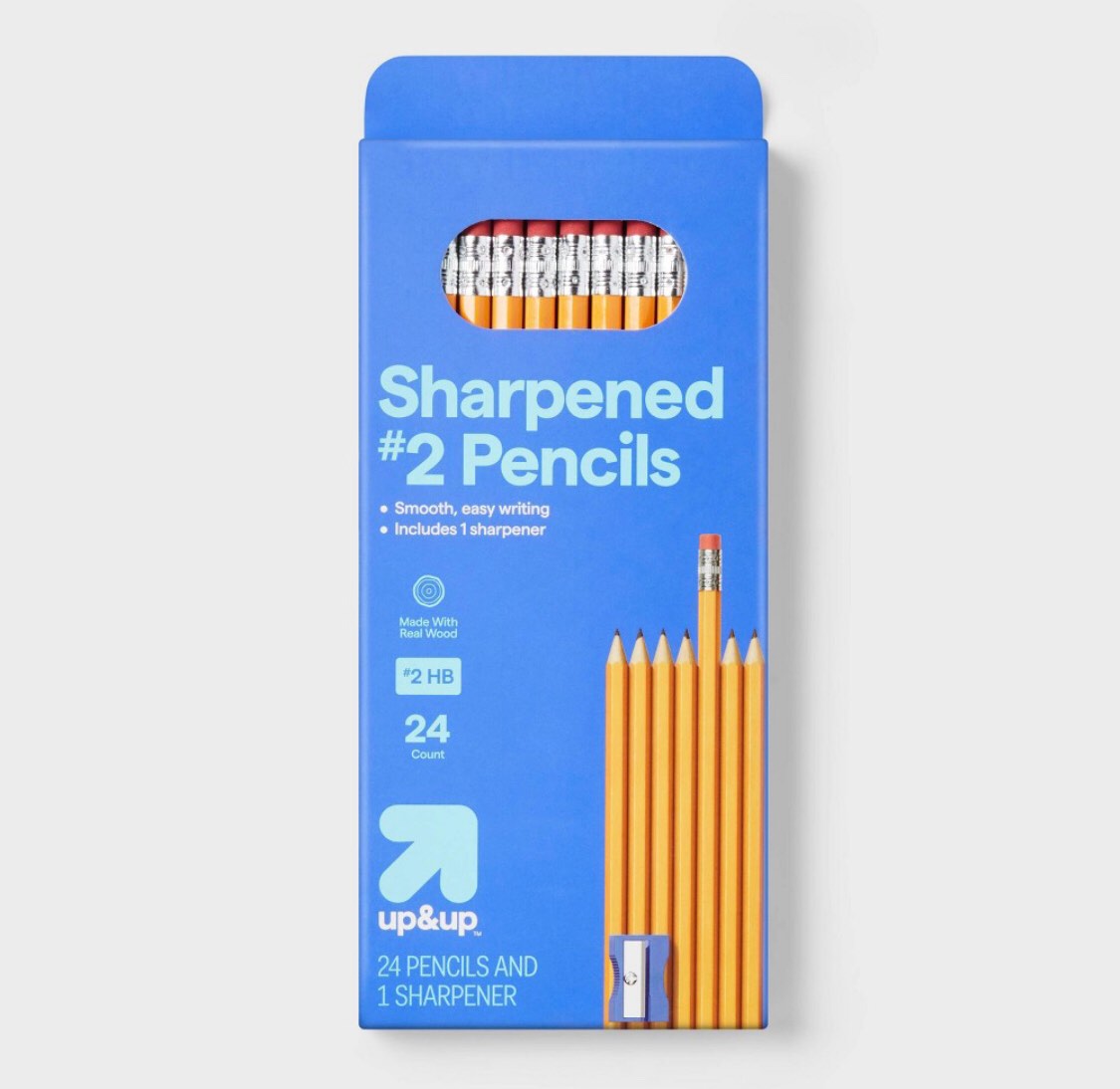 Condition photo showing New/Like New for 24ct Wood Pencil and Sharpener Kit - up&up™