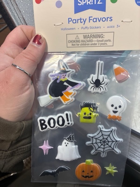 Condition photo showing New/Like New for 3 Sheets Halloween Stickers - Spritz™