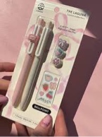 Condition photo showing New/Like New for The Laguna Customizable Ballpoint Pens with U-Bitz clips and stickers