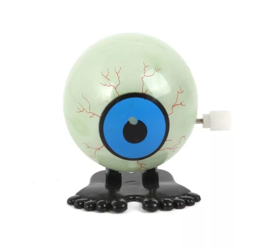 Halloween Wind Up Toys for Kids Eyeball Wind Up - Bouncing Eyeball Mechanism Innovative Small Toy for Girls Horror Props Decoration