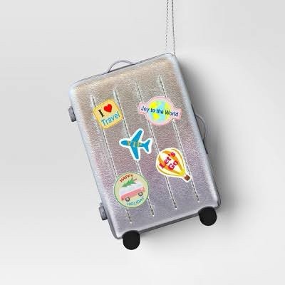 Christmas Luggage Ornament 