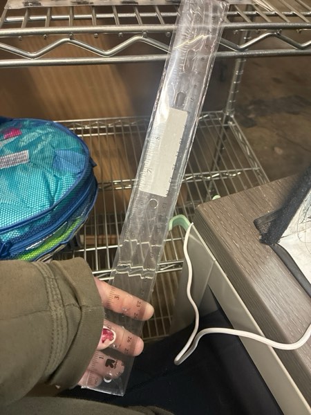 Condition photo showing New/Like New for Clear Binder Ruler - up&up™