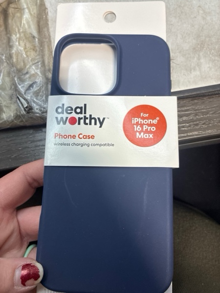 Condition photo showing New/Like New for iPhone 16 Pro Max Case - dealworthy™ Navy