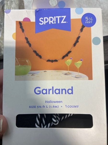 Condition photo showing New/Like New for Halloween Felt Bat Garland - Spritz™