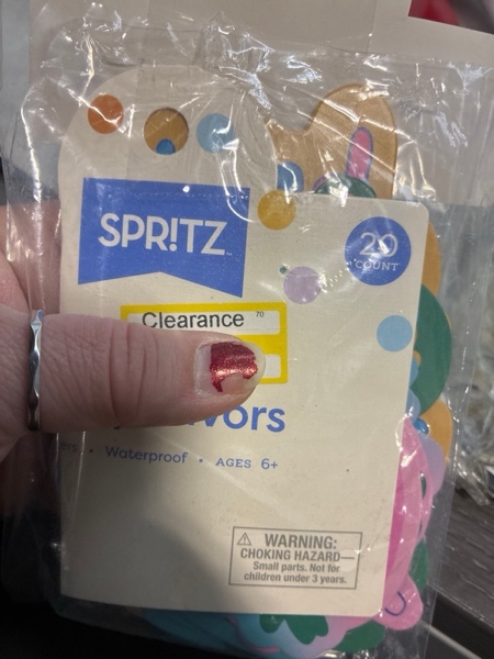 Condition photo showing New/Like New for Inspirational Stickers - Spritz™: Multi-Colored Party Favors for Kids, All Occasions, 20 Pack