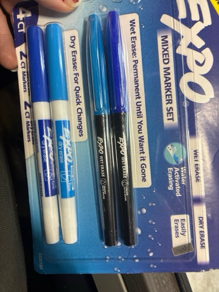 Condition photo showing New/Like New for Expo 4ct Asst Dry Erase Marker