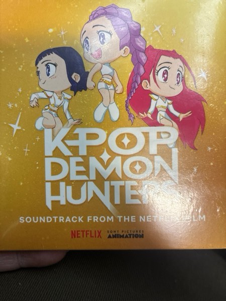 Condition photo showing New/Like New for KPOP-Demon Hunters Tiny Vinyl Edition - Golden/Your Idol (Target Exclusive, vinyl 4 inch)