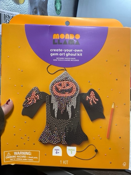 Condition photo showing New/Like New for Halloween Craft Lewis Gem Art Puppet Kit - Mondo Llama™