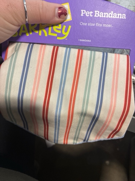 Condition photo showing New/Like New for Multistripe Dog and Cat Bandana - Boots & Barkley™ One Size Fits Most