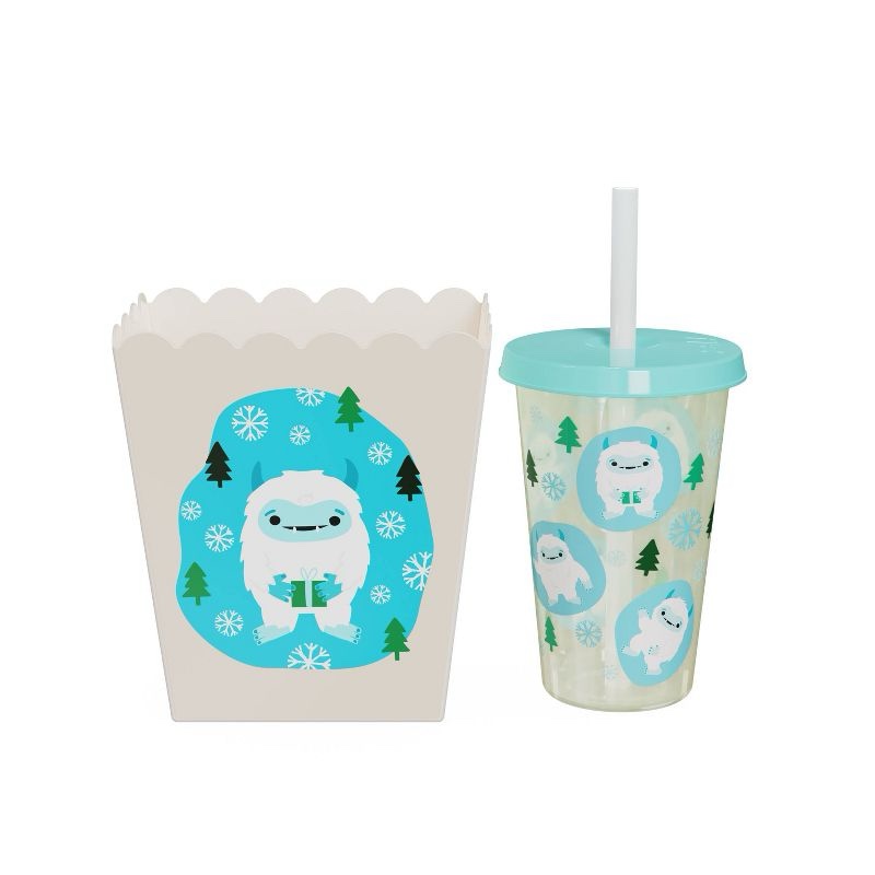 Zak Designs Popcorn Bucket and Tumbler Yeti