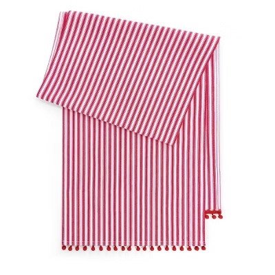 striped table runner wedding polyester table decor red white striped design tablecloth elegant decor for indoor events family dinner outdoor banquet parties