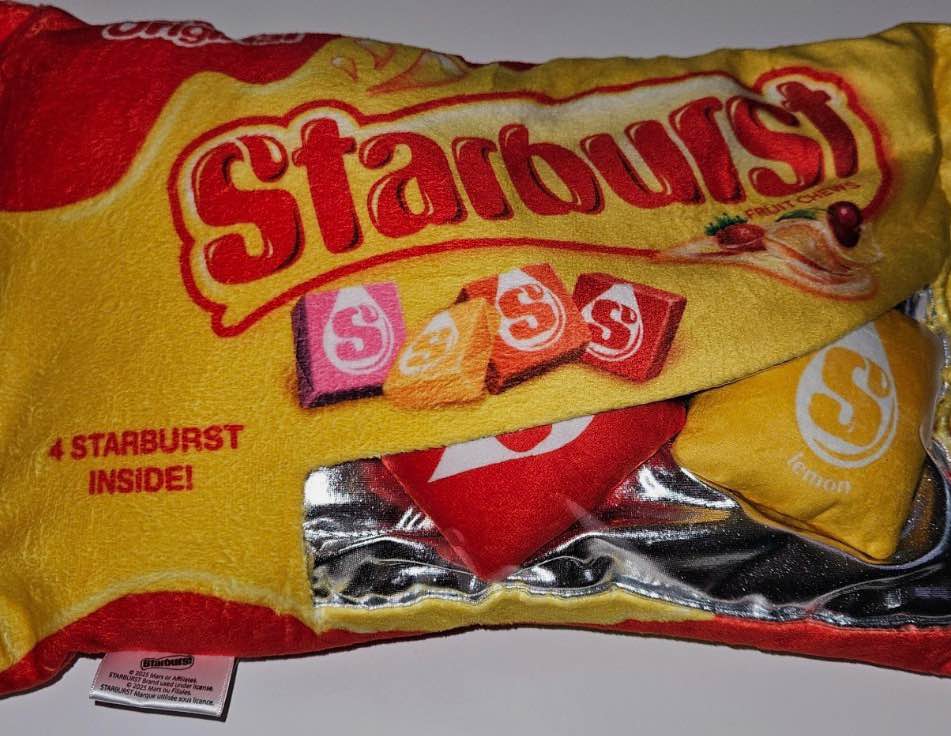 NEW Starburst Plush Candy Toy 13" Wide Includes