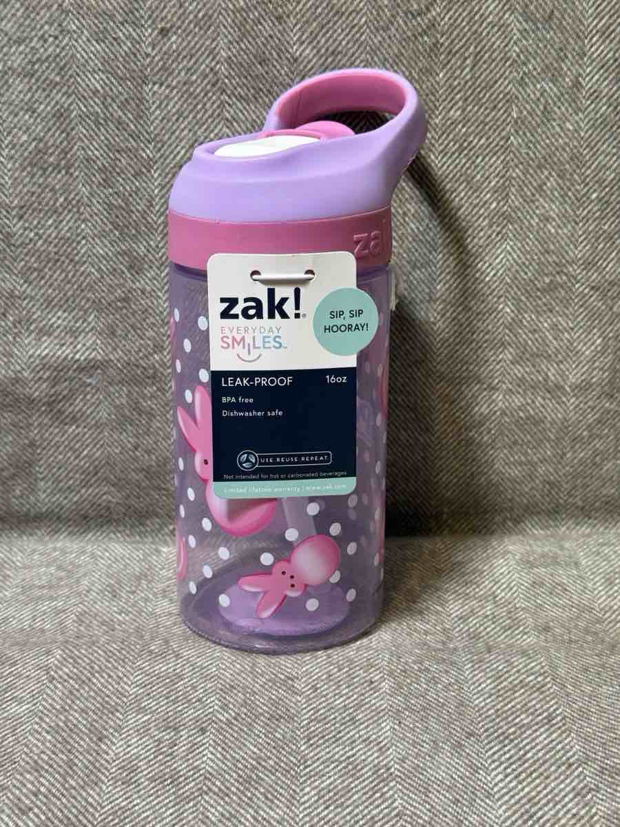 New! zak! PEEPS Easter Themed 16 oz Leak-Proof Straw Bottle for cold drinks