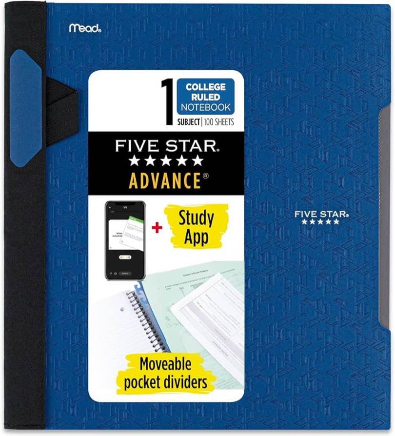 Five Star Comp Book with Pocket 100ct