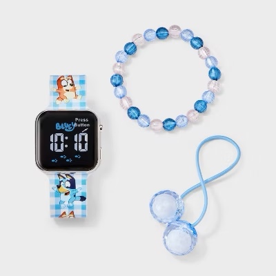 Bluey Digital Watch for Kids which comes in a set with a matching bracelet