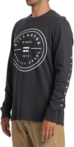 Billabong Big and Tall Long Sleeve T Shirts for Men - Cotton Graphic Tee Shirts