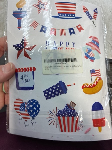 4th of July Stickers, 16 Sheets Patriotic Stickers for Kids Adults, Independence Day Stickers, 4th of July Crafts,Veterans Day Crafts for Kids(Memorial Day)