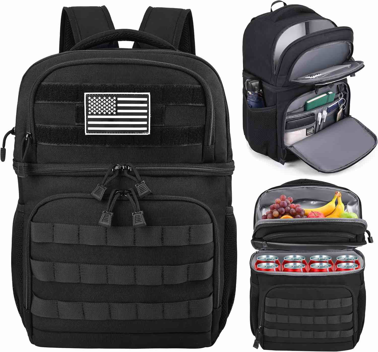 MOZETO Lunch Backpack for Men, Tactical Inspired Philippines