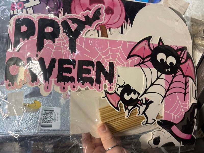 Halloween Party Decorations - 31PCS Halloween Photo Booth Props for Horror Birthday Party Supplies