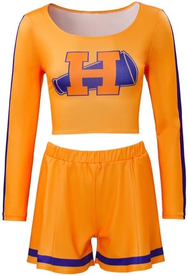 BridgeRcos Buffy Summers Yellow Cheerleader Outfit Buffy the Vampire Slayer Costume T Shirt Shorts Set Halloween Cos Outfit - XXL