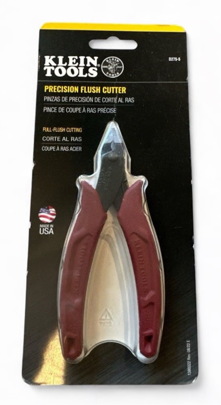 Klein Tools Precision Flush Cutter D275-5 Full-Flush Cutting