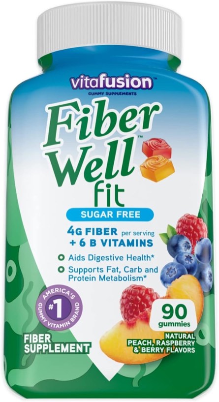 Vitafusion Fiber Well Fit Gummies Supplement, 90 Count